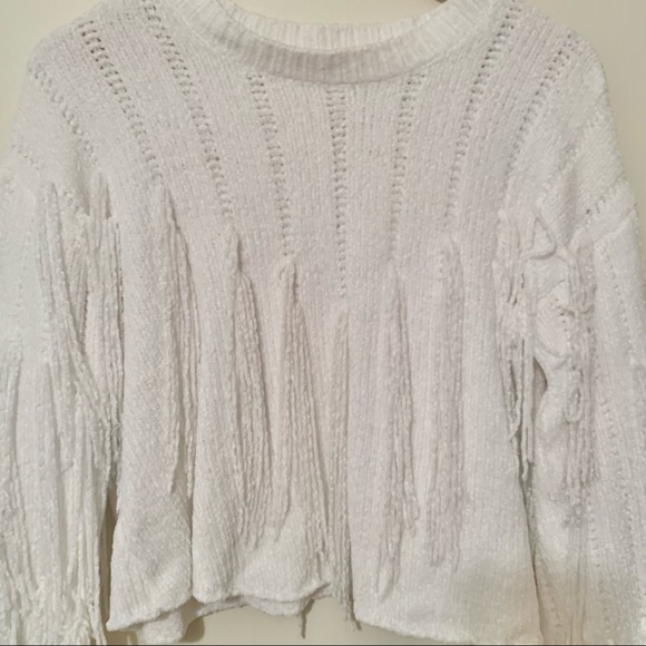 Show Me Your Mumu Carlton Crop Fringe Sweater - Picture 7 of 12